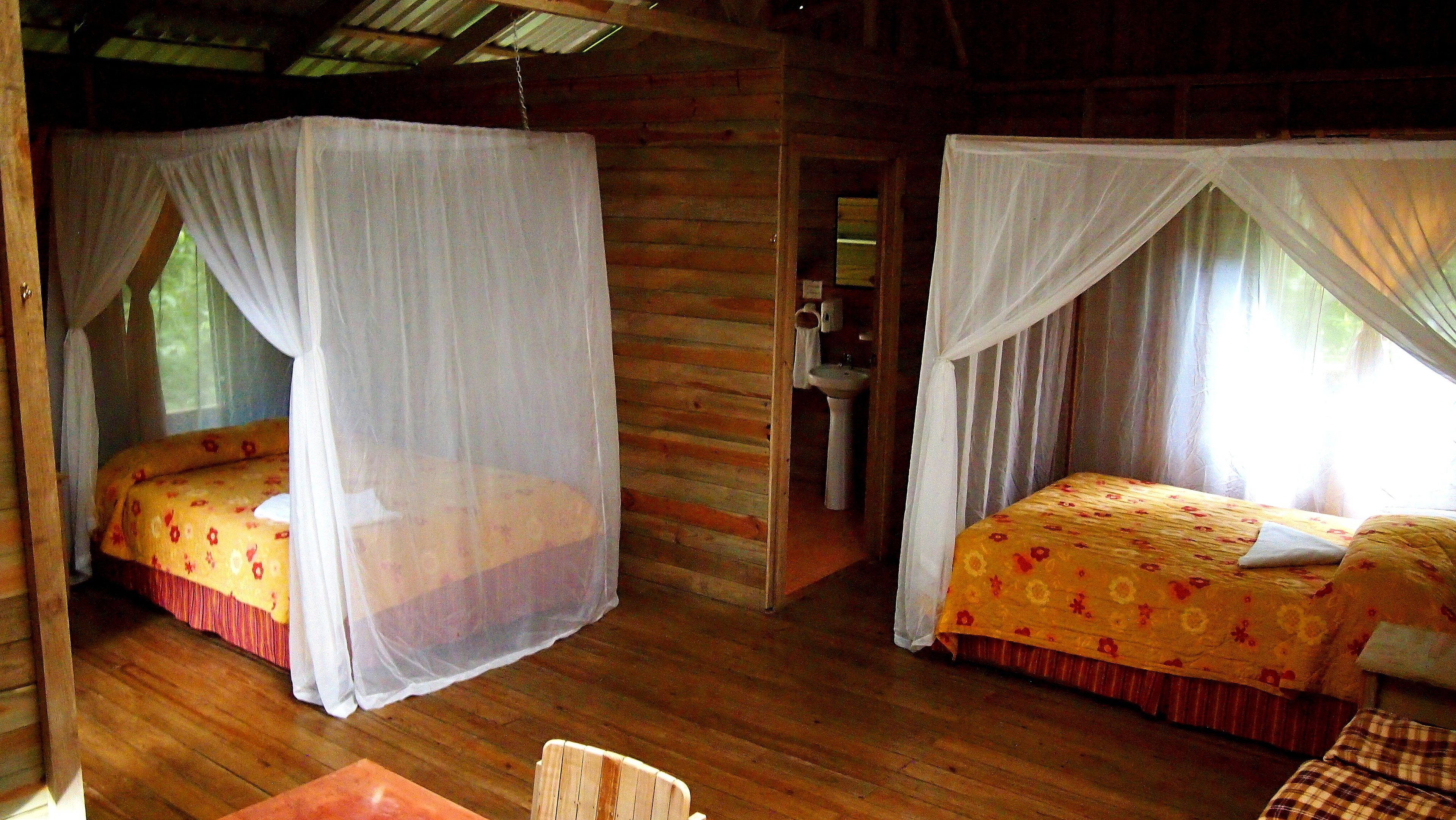 Standard-Vierbettzimmer, 2 Doppelbetten, barrierefrei, Bergblick