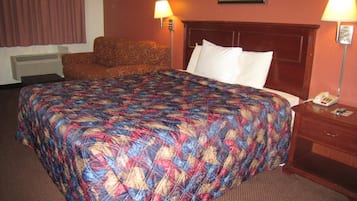 Desk, iron/ironing board, free WiFi, bed sheets