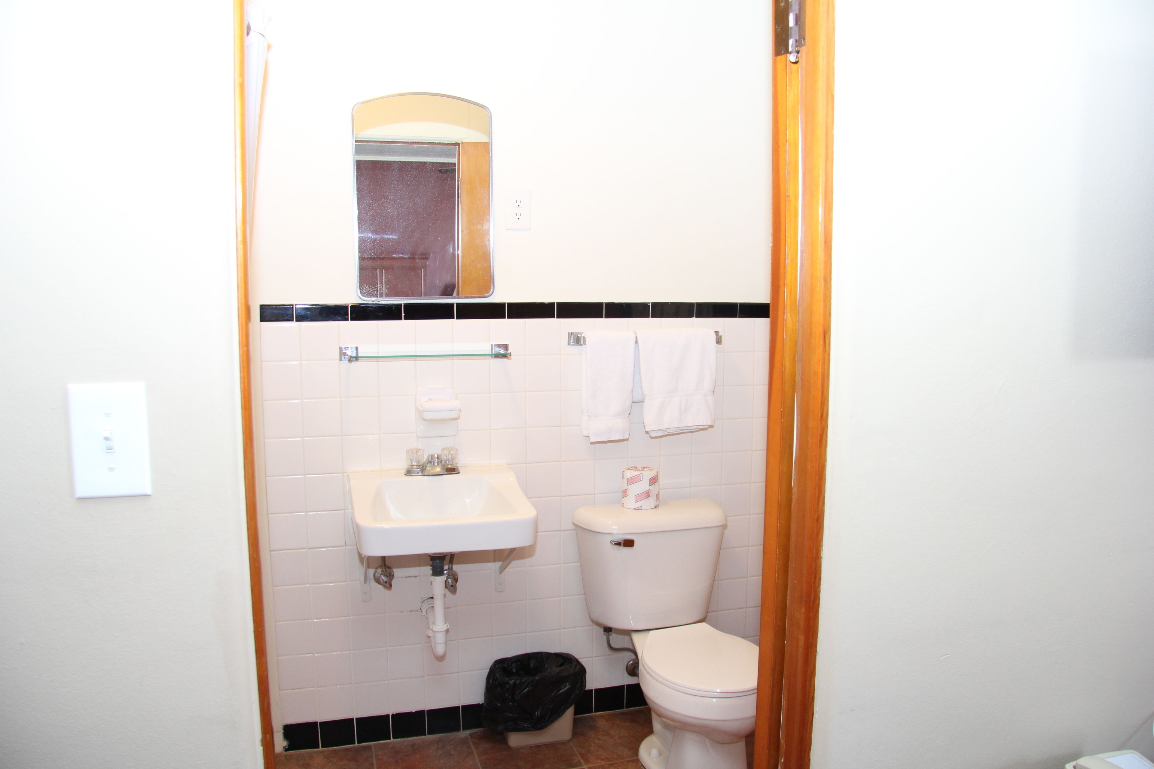 free toiletries, hair dryer, towels