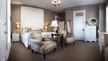 Premium bedding, pillowtop beds, individually decorated