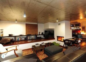 House, 2 Bedrooms, Terrace, Mountain View (with Private Pool) | Living area | Flat-screen TV