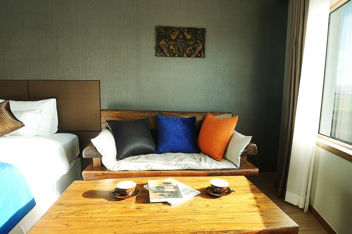 superior room | laptop workspace, blackout curtains, free wifi, bed sheets