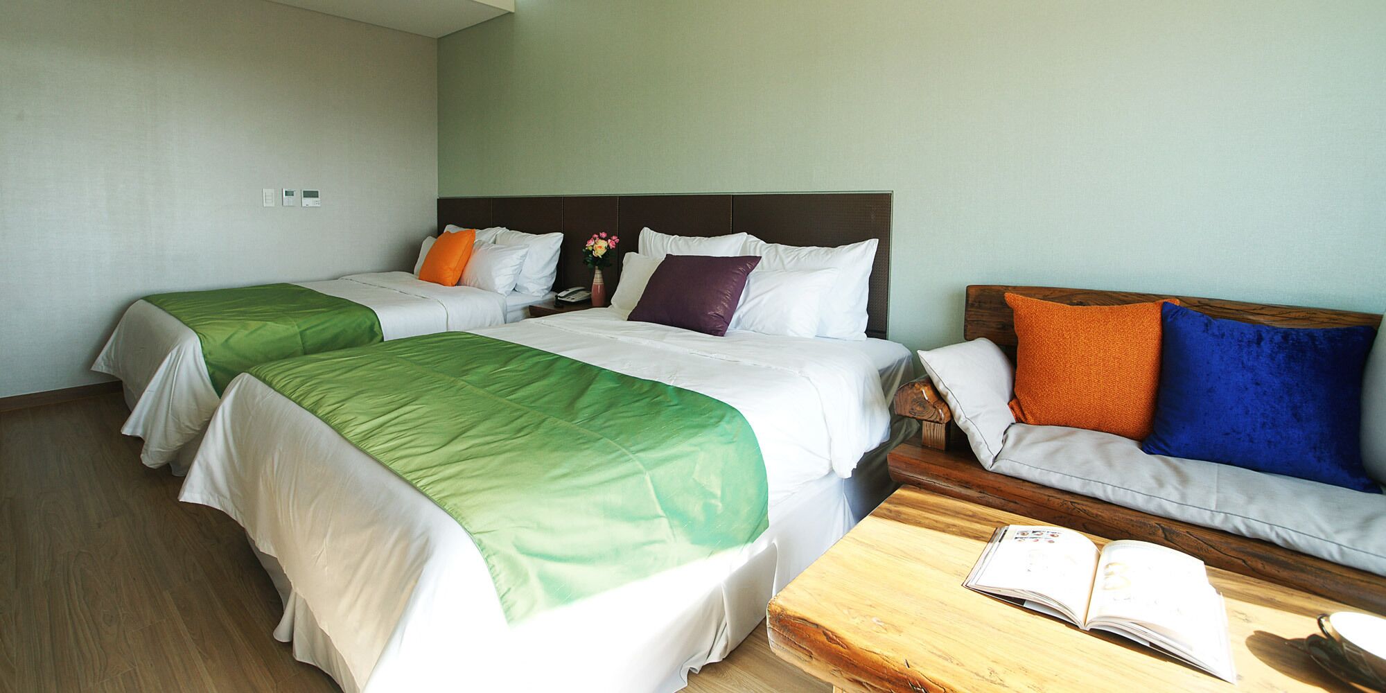 deluxe room | laptop workspace, blackout curtains, free wifi, bed sheets