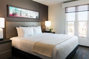 Down duvets, pillow-top beds, desk, iron/ironing board