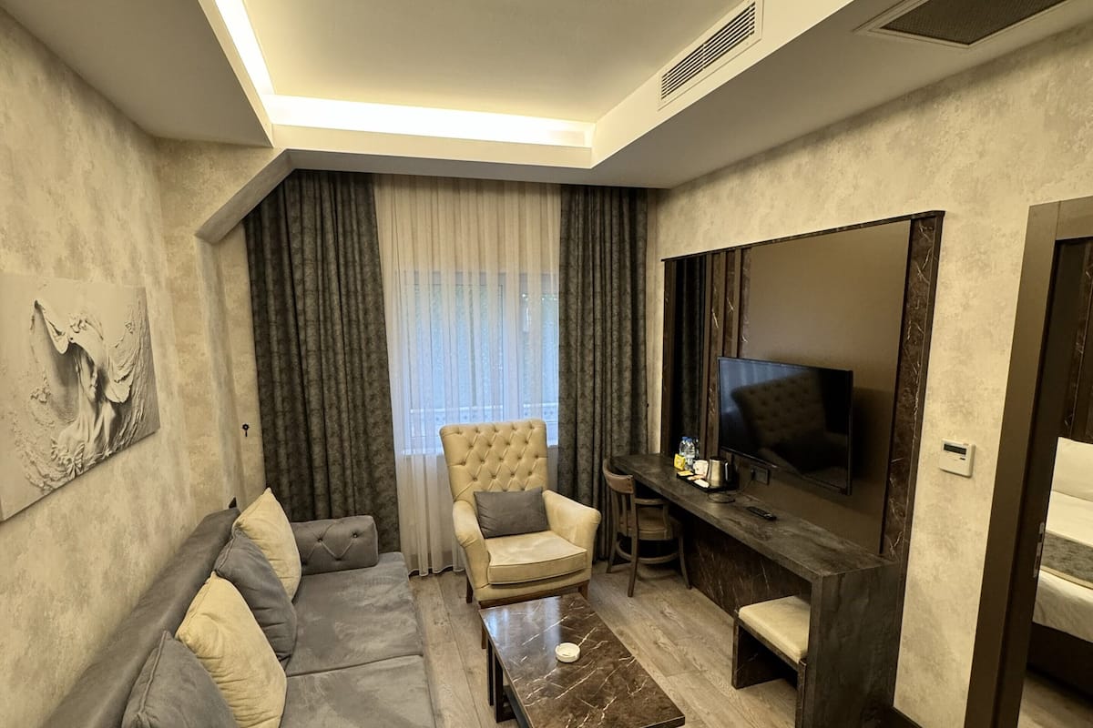 Suite Deluxe | Minibar, caja fuerte, wifi gratis y ropa de cama