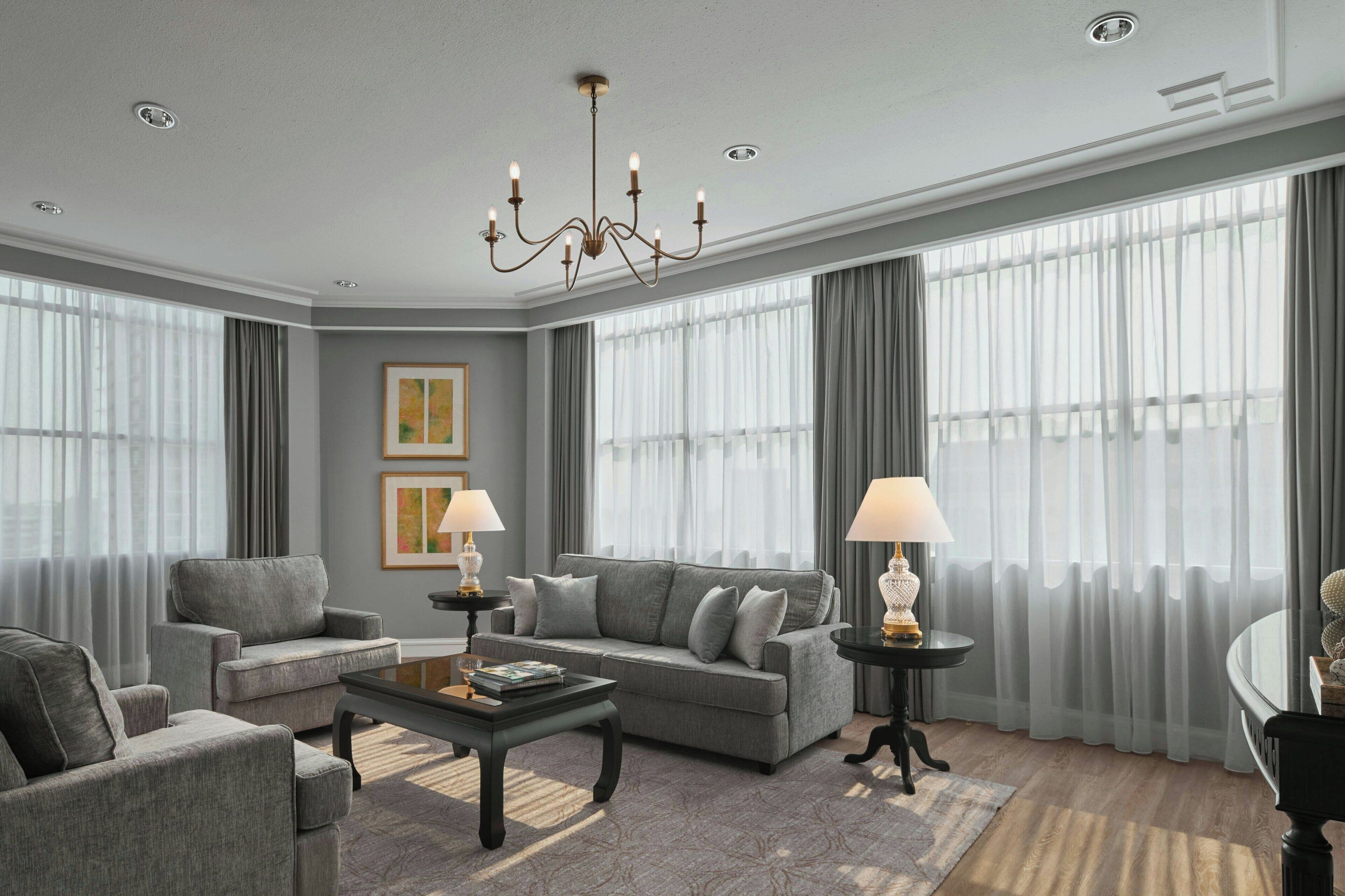 Suite, 2 Bedrooms | Living area | TV