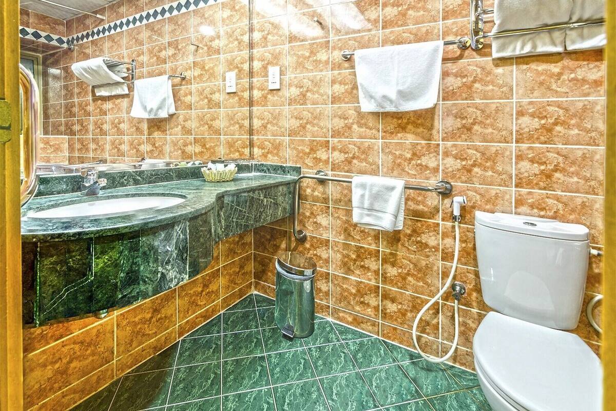標準雙人房 | 浴室 | 獨立浴缸和淋浴設備、免費盥洗用品、吹風機、浴袍
