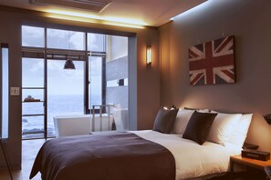 Studio, Kitchen, Ocean View (Pension Type) | Premium bedding, down comforters, soundproofing, free WiFi - Jay n Chloe (Seogwipo)