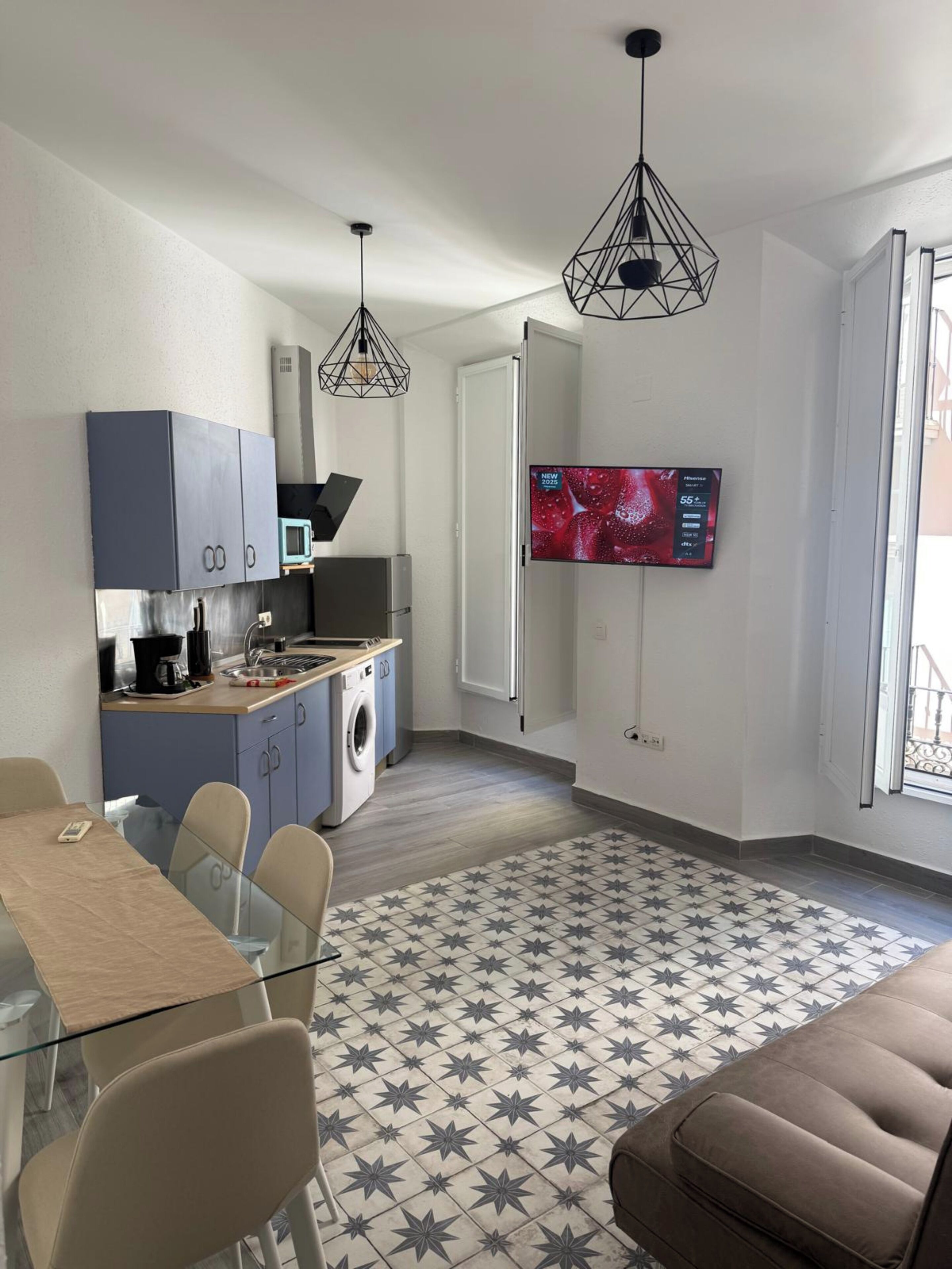 Appartement, 1 slaapkamer | Woonkamer | Flatscreentelevisie