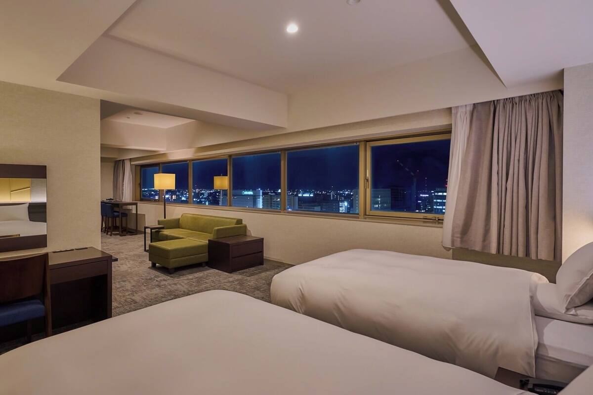Phòng 2 giường đơn Cao cấp, không hút thuốc (Suite) | Màn/rèm cản sáng, bàn ủi/dụng cụ ủi quần áo 