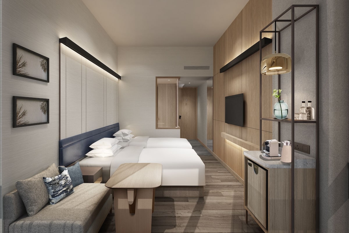 In-room safe, desk, blackout drapes, iron/ironing board