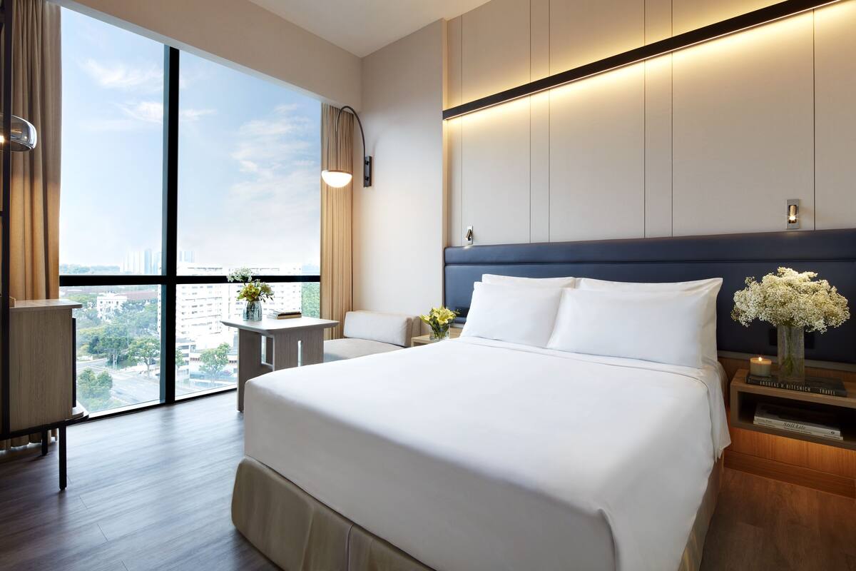 In-room safe, desk, blackout drapes, iron/ironing board