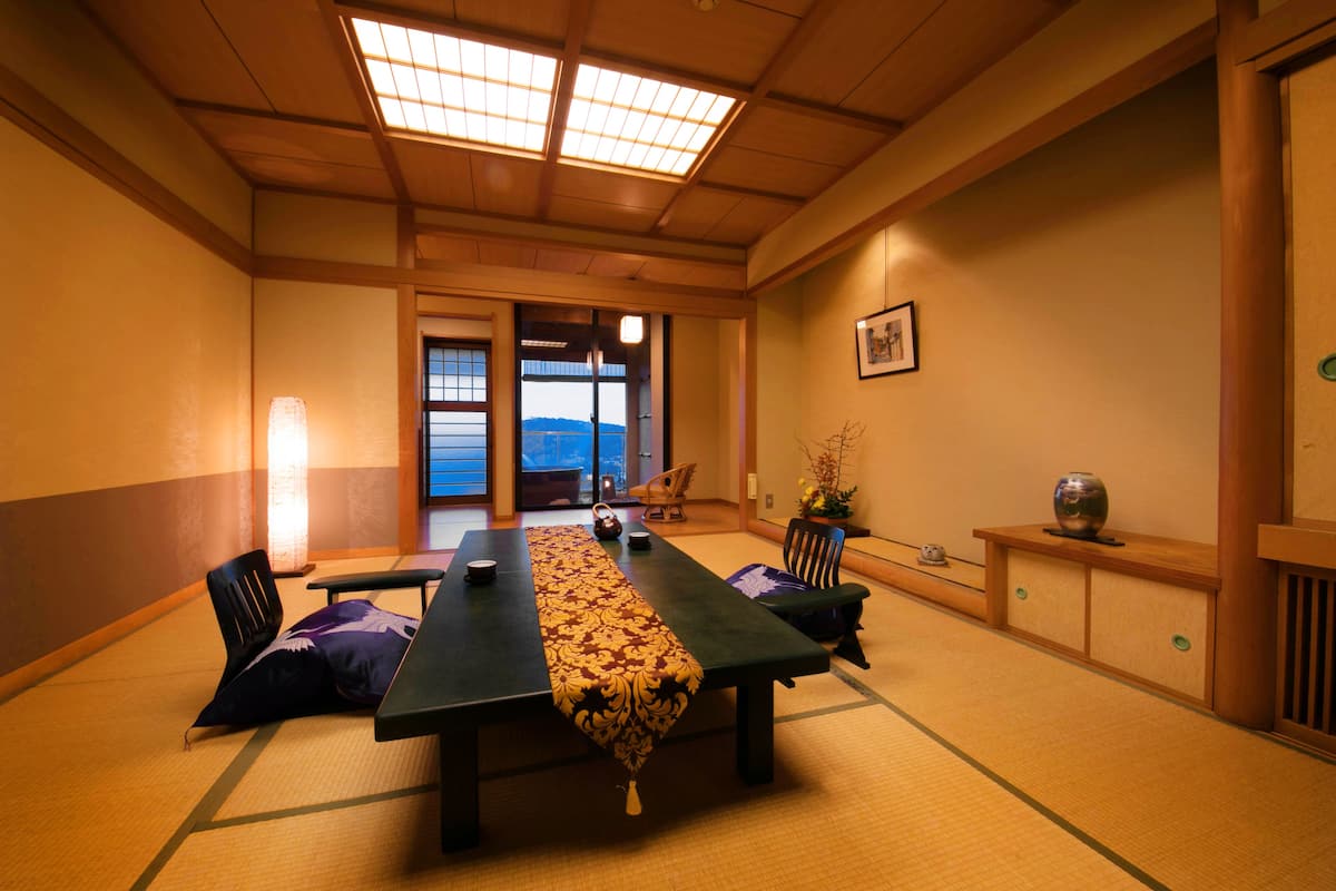Kamar Tradisional (Japanese Style, Private Open-air Bath) | Brankas dan Wi-Fi gratis