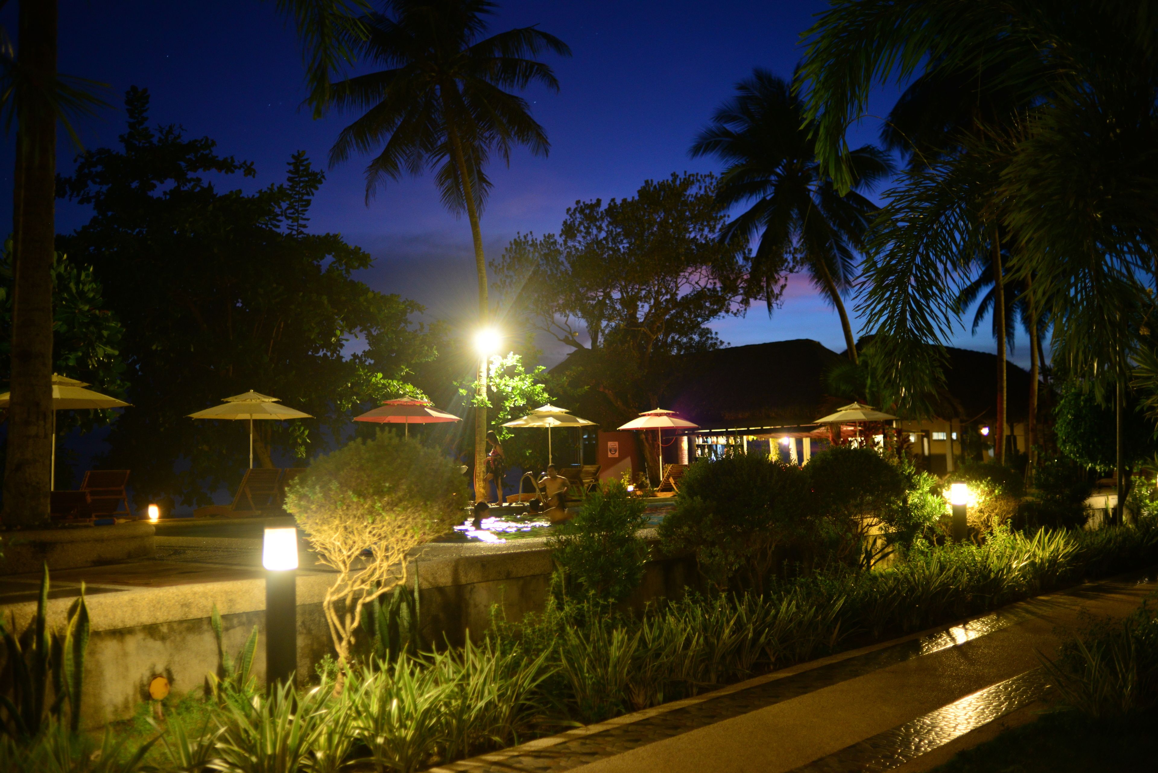 front of property – evening/night