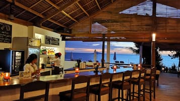 Breakfast, lunch, dinner served; international cuisine, beach views