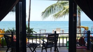 Deluxe Twin Room, 2 Queen Beds, Beachfront | Terrace/patio - Rang Garden Beach Side Resort (Mui Ne)