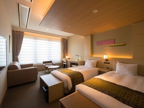 Comfort Twin Room, Non Smoking (32sqm) | In-room safe, desk, free WiFi, bed sheets - The Kanazawa Sainoniwa Hotel (Kanazawa)