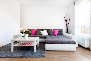 Premium-Penthouse, 3 Schlafzimmer | Wohnbereich