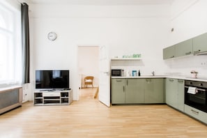 Standard Apartment, 2 Bedrooms | Private kitchen | Fridge, microwave, stovetop, dishwasher - Grand Budapest Apartments (Budapest)
