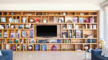 TV, video games, stereo, offices