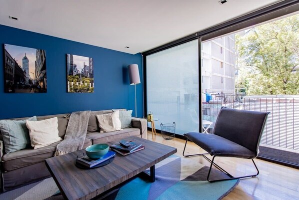 TV, books, stereo, offices - Capitalia | Modern Haven (Ciudad de México)