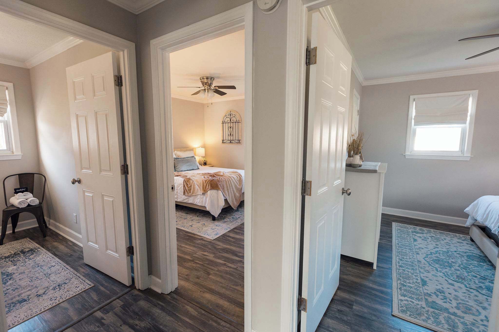3 bedrooms, iron/ironing board, WiFi, bed sheets