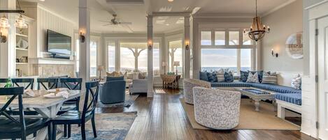 テレビ、卓球台