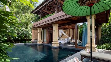 Two Storey Pool Villa (with Daily Afternoon Tea) | 1 bedroom, premium bedding, in-room safe, desk