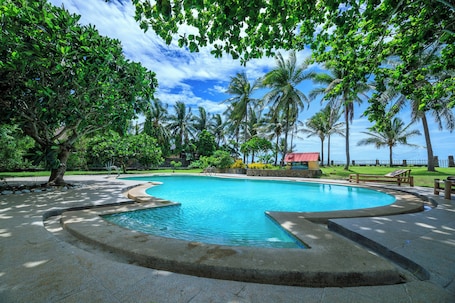Outdoor pool. CMDC Private Beach House - Your perfect stay for family or business incentives!