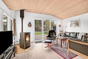 Televisión, chimenea y tenis de mesa 