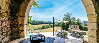 So Villa La Coque - Piscine Chauffée - Basket - 2h Lyon - 30p