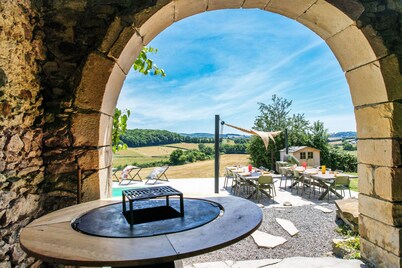 So Villa La Coque - Piscine Chauffée - Basket - 2h Lyon - 30p