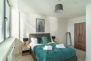 1 soverom, strykejern/-brett, wi-fi og sengetøy