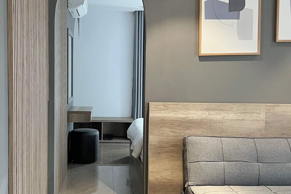 Premium Apartment, 1 Bedroom | Living area | TV