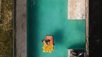 Una piscina climatizada