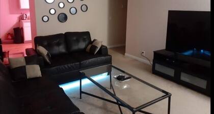 Near the strip, not as expensive.