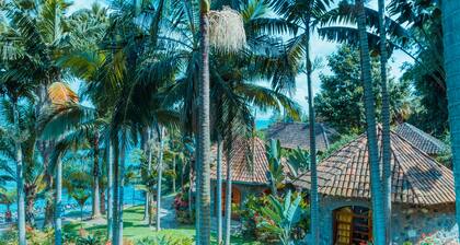 Traditional Bungalow at The Palm Beach in Rubavu with Kivu Lake View