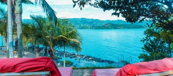 Traditional Bungalow at The Palm Beach in Rubavu with Kivu Lake View