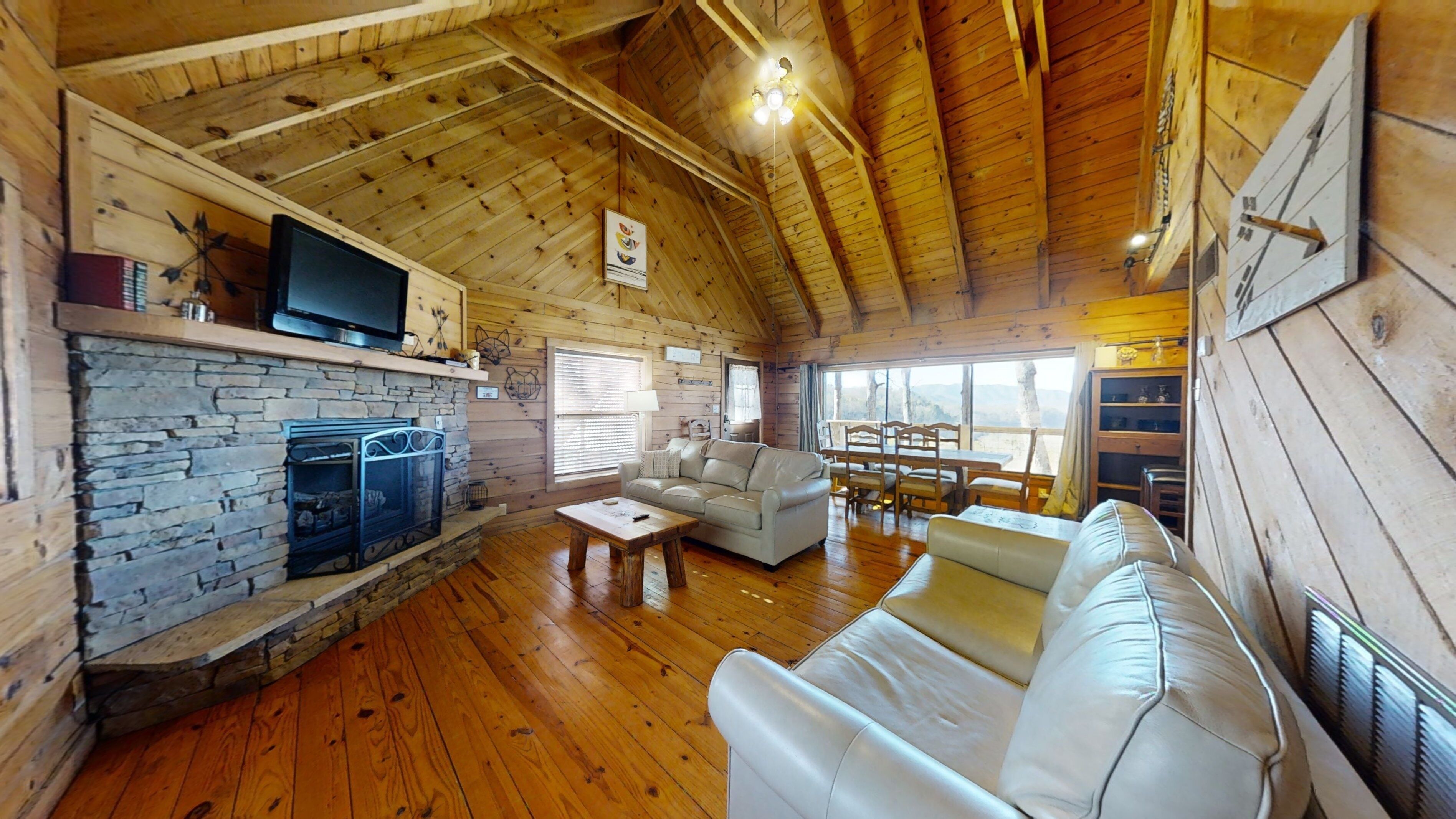 Cabaña, 2 habitaciones | Zona de estar