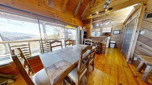 小屋, 2 間臥室 | 用餐區