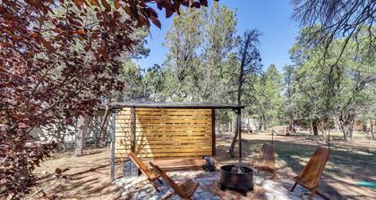 Rustic-modern Overgaard Cabin w/ Decks & Fire Pit!