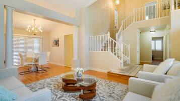 House (4 Bedrooms) | Living area | Fireplace