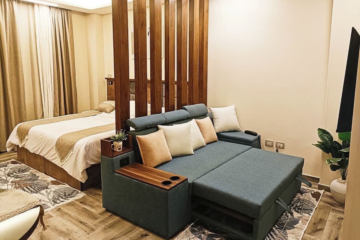 2 quartos, roupas de cama premium, cofres nos quartos