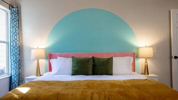 4 habitaciones, escritorio, wifi y ropa de cama