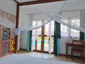 Deluxe Room | 1 bedroom, individually decorated, individually furnished, desk - Villa Adelina Zanzibar (Mangapwani)