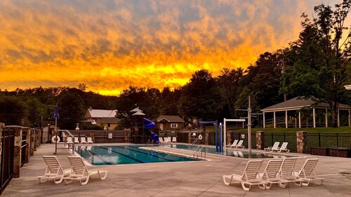 The Rock is located in downtown Blowing Rock. 
