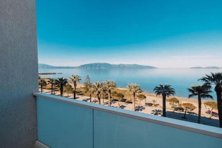 Double Room, Balcony, Sea View | Free WiFi, bed sheets. Duka Hotel