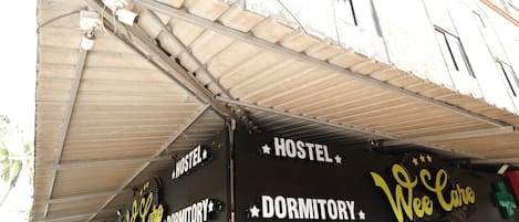 Voorkant van accommodatie
