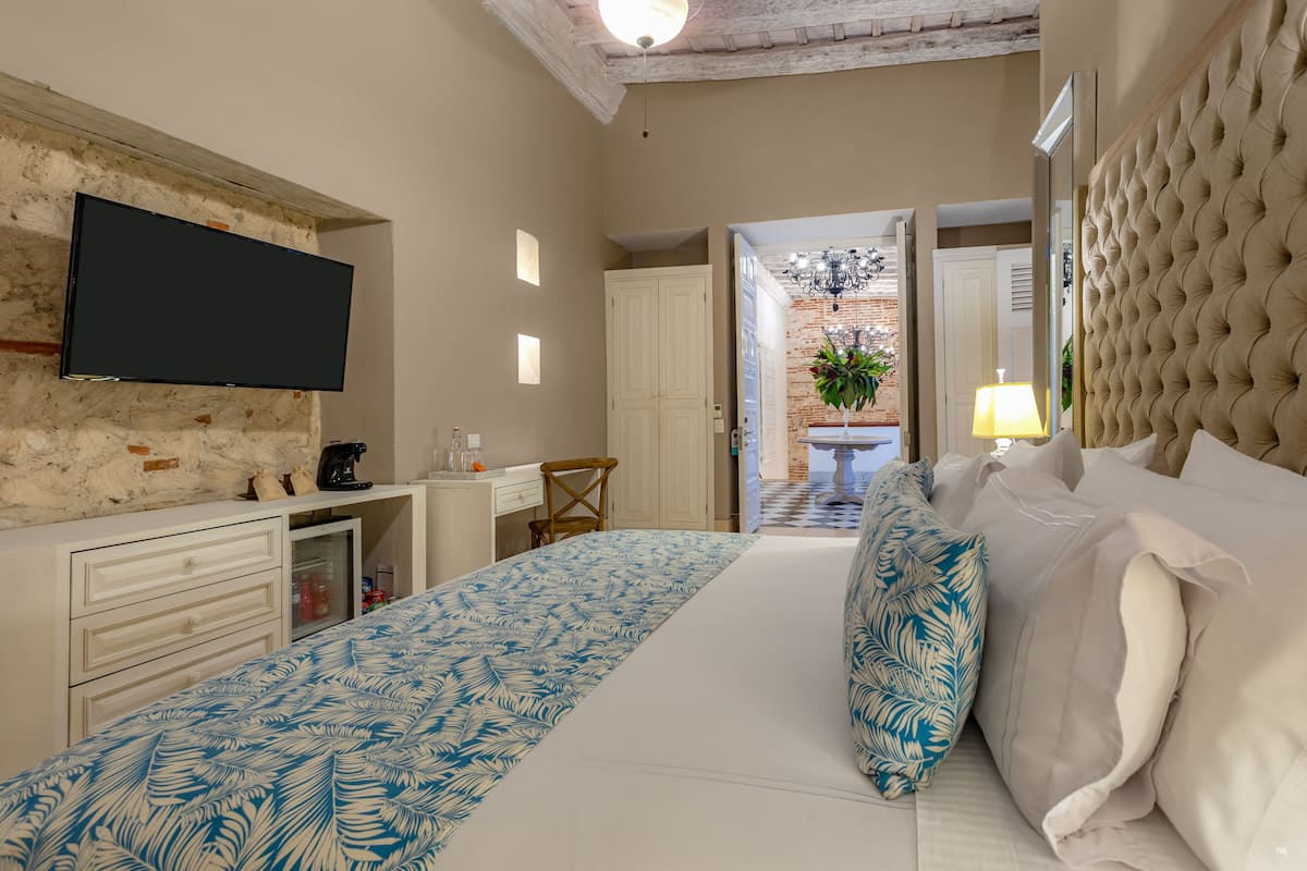Colonial Deluxe, 1 King Bed | 1 slaapkamer, lakens van Egyptisch katoen, luxe beddengoed