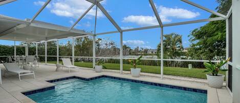 Una piscina climatizada